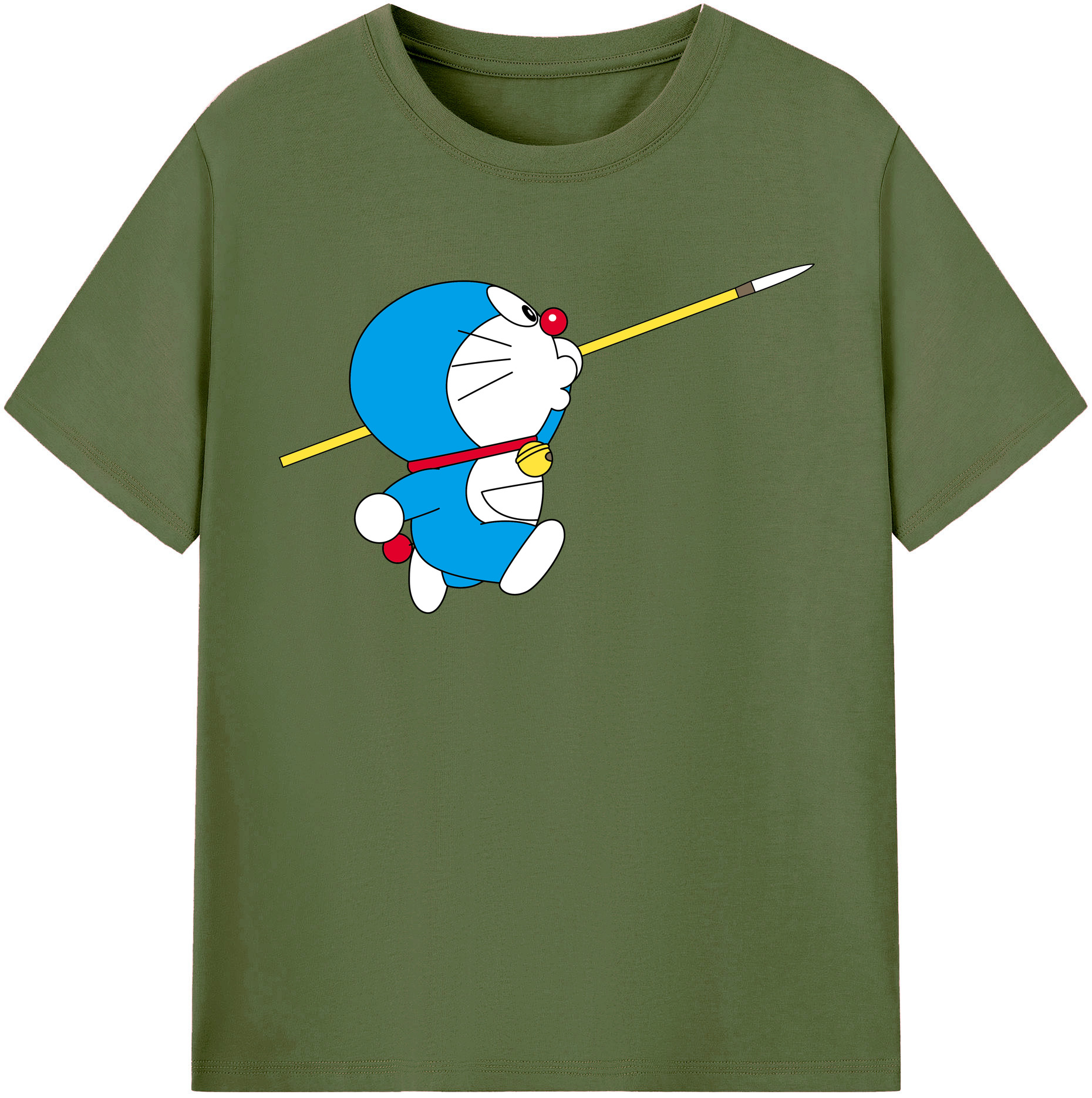 （画像用） ドラえもん Doraemon 綿100％半袖Tシャツ（フロントプリント）